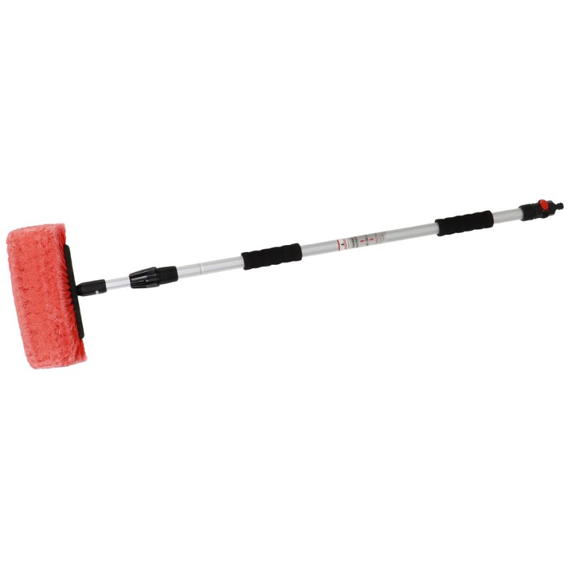 NIGRIN Brosse de lavage caravane, manche téléscopique, 1005-1800 mm